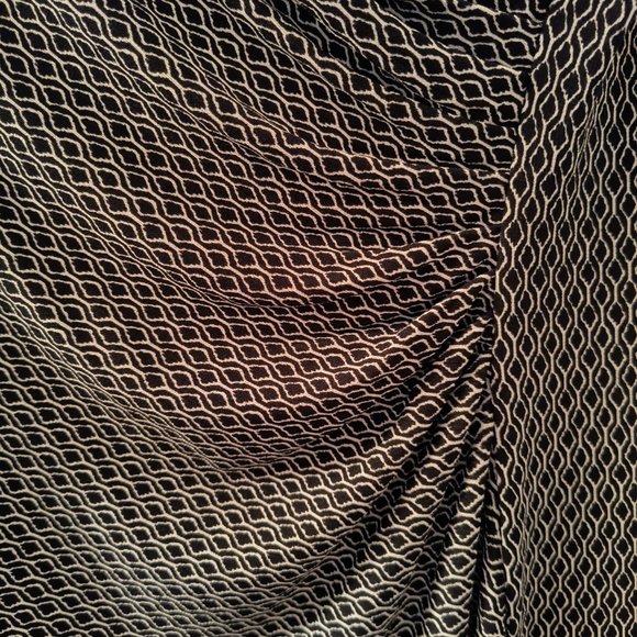 Talbots Geometric Print Dress - B/W - Size Medium (M) - Picture 5 of 9